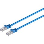 S/CONN maximum connectivity Netzwerkkabel-RJ45 Patchkabel S/FTP,PIMF, RohkabelCat.7 Rohkabel Halogenfrei, blau, 50,0m (75550-B)