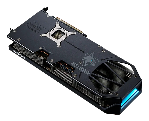 PowerColor Hellhound Radeon RX 9070 XT 16 GB GDDR6 Schwarz