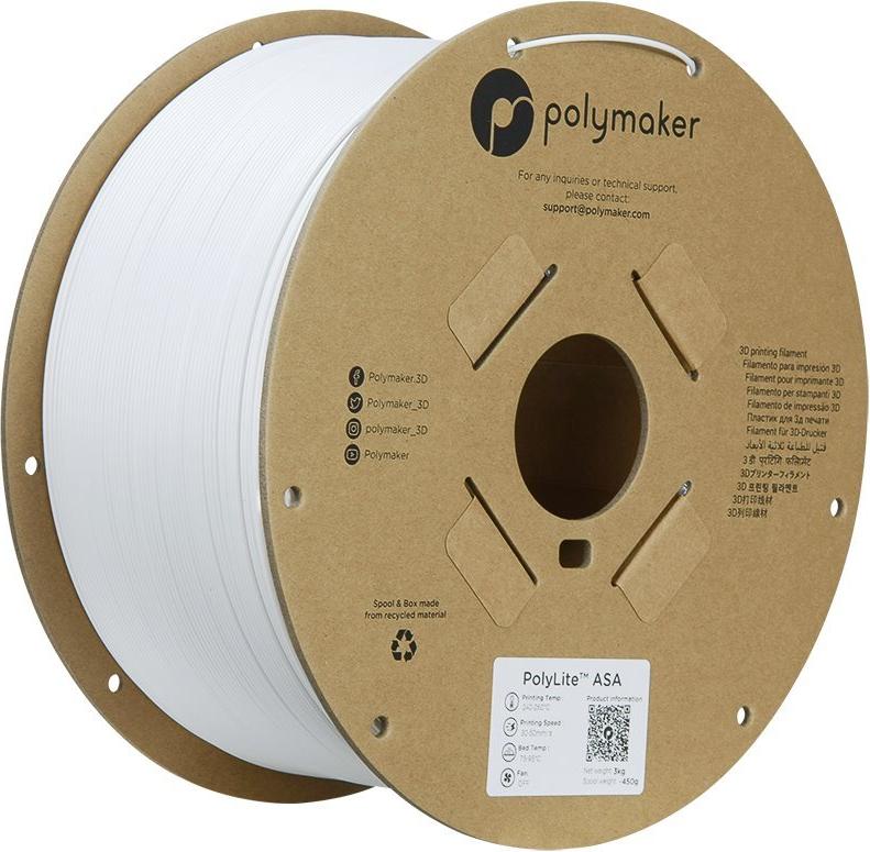 Polymaker PF01021 White Filament ASA UV-beständig witterungsbeständig hitzebeständig (PF01021)