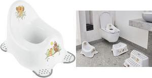 keeeper kids Babytopf "adam lion king", weiß mit Aufdruck mit gummierten Füßen, Material: PP, - 1 Stück (1867010032500)