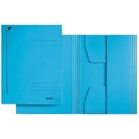 LEITZ Jurismappe, DIN A3, Colorspankarton 320 g-qm, blau 3 vollflächig verklebte Klappen am Rückdeckel, verschiedene (3923-00-35)