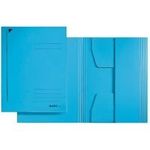 LEITZ Jurismappe, DIN A3, Colorspankarton 320 g-qm, blau 3 vollflächig verklebte Klappen am Rückdeckel, verschiedene (3923-00-35)