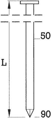 BeA Coilnagel Typ BDC 2,8x70mm blank/Ringschaft VE=6000Stk (Pack mit 6000 St) (10500161)