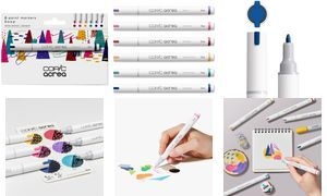 COPIC acrea Deep Layoutmarker-Set farbsortiert 0,8 mm, 6 St. (20077603)