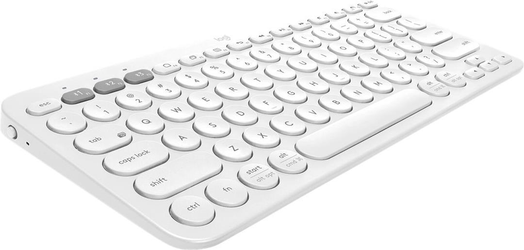 Logitech K380 Multi-Device Bluetooth Tastatur Off-White