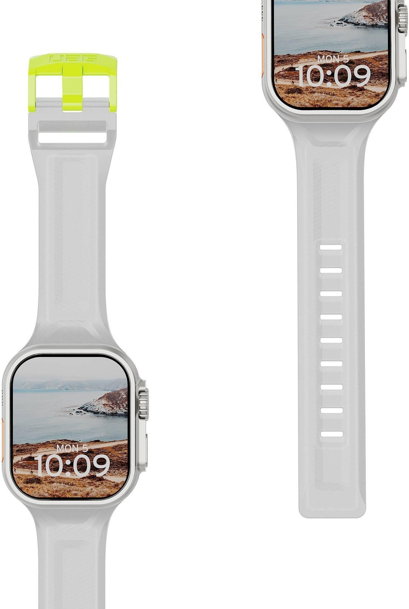 UAG Urban Armor Gear Scout Strap | Apple Watch Ultra/44/45/46mm | smoke/active neon | 191488113B81 (191488113B81)