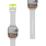 UAG Urban Armor Gear Scout Strap | Apple Watch Ultra/44/45/46mm | smoke/active neon | 191488113B81 (191488113B81)