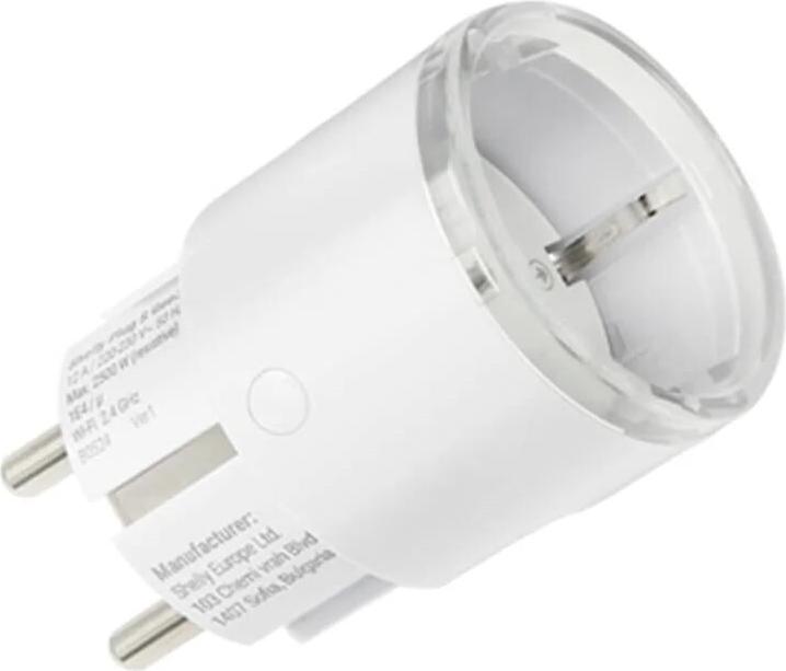 Intelligente WLAN-Steckdose mit Energiemessung Shelly Plug S MTR Gen3 Weiß (3800235261842)