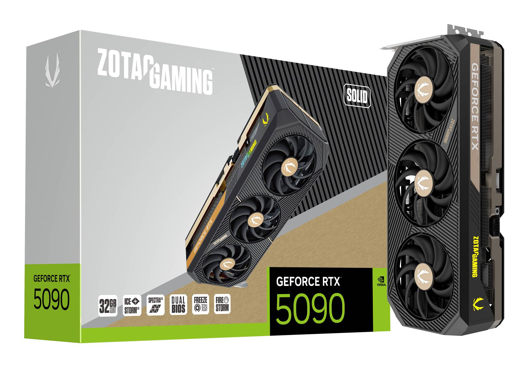 ZOTAC GAMING GeForce RTX 5090 SOLID 32 GB GDDR7 Schwarz