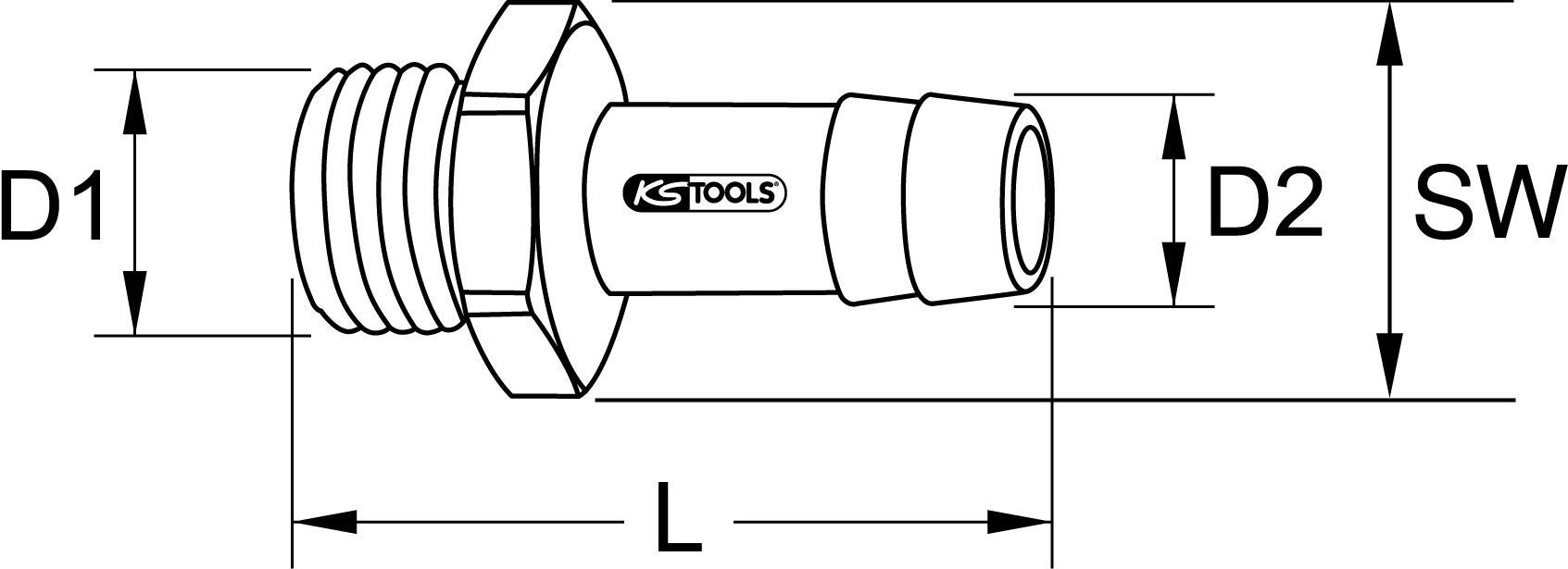 KS TOOLS 515.3387 Lufkompressor-Zubehör 1 Stück(e) (515.3387)