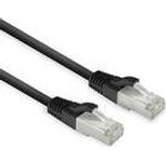 ACT Black 1.5 meters LSZH U/FTP CAT8 datacenter slimline patch cable snagless with RJ45 connectors (FB8151)