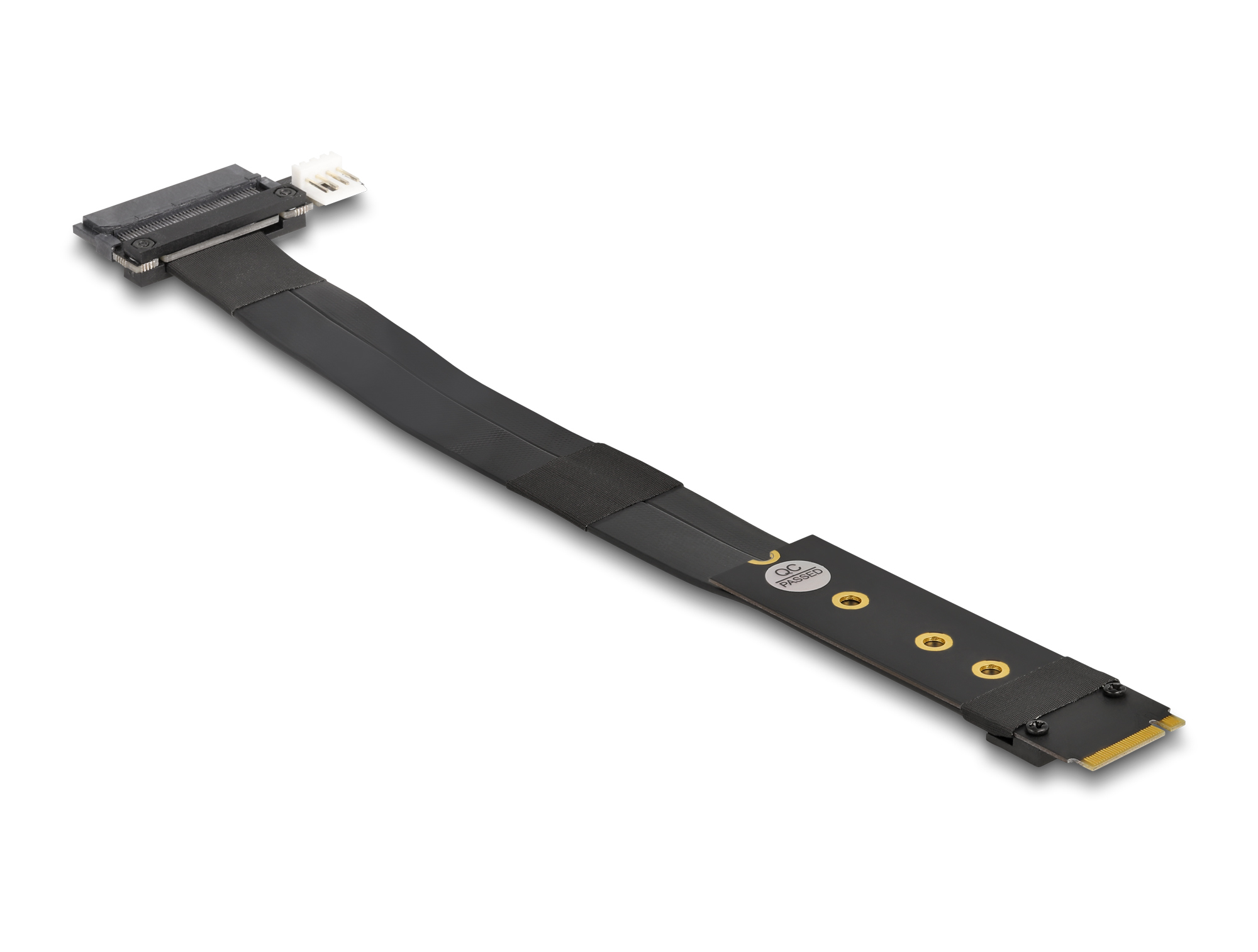 Delock M.2 Key M zu U.2 SFF-8639 NVMe Adapter mit 20 cm Kabel Schwarz