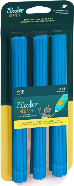 3Doodler Start 3DS-ECO05-BLUE-75 3D-Druckmaterial Kompostierbarer Kunststoff Blau 1 g (3DS-ECO05-BLUE-75)