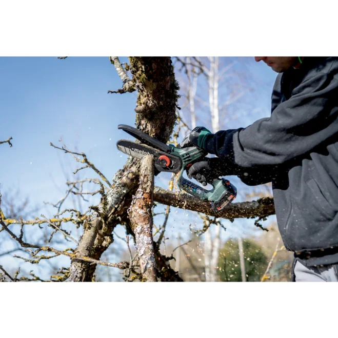 Metabo MS 18 LTX 15 Gehölzsäge 18 V 150 mm Schwarz, Grün, Rot