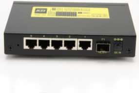 KTI Networks KSD-541 Nicht verwalteter Netzwerk-Switch Fast Ethernet (10/100) Schwarz - Gelb Netzwerk-Switch (KSD-541)