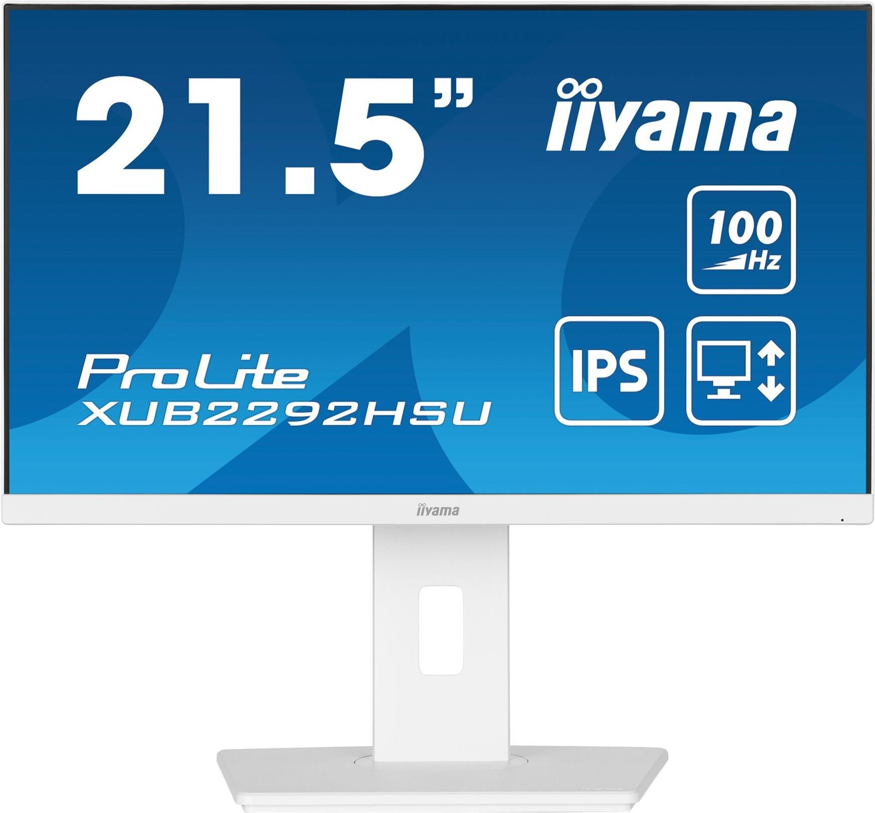 iiyama ProLite XUB2292HSU-W6 Computerbildschirm 54,6 cm (21.5") 1920 x 1080 Pixel Full HD LED Weiß (XUB2292HSU-W6)