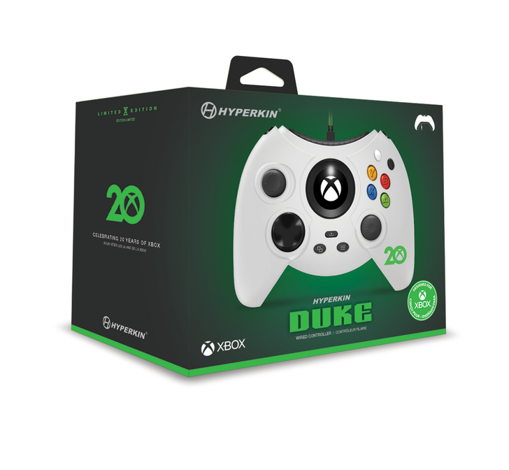 Hyperkin Duke Controller Kabelgebunden Weiß Xbox