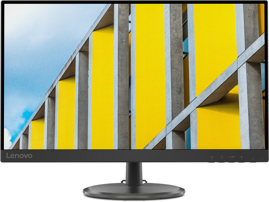 Lenovo D27Q-30 - WQHD Monitor 68,60cm (27")  2.560 x 1.440 Pixel 60 Hz VA 16:9 Reaktionszeit 6 ms 1.000:1 Pixeldichte 109 ppi Helligkeit 250 cd/m² HDMI Display Port [Energieklasse F] (66FAGAC6EU)