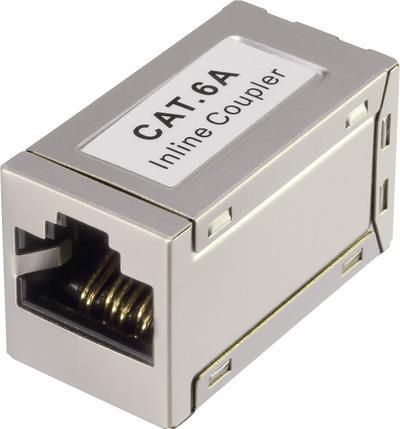 Renkforce RJ45 Netzwerk Adapter CAT 6a [1x RJ45-Buchse - 1x RJ45-Buchse] 0 m Weiß Renkforce (RF-4723812)