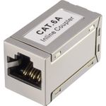 Renkforce RJ45 Netzwerk Adapter CAT 6a [1x RJ45-Buchse - 1x RJ45-Buchse] 0 m Weiß Renkforce (RF-4723812)