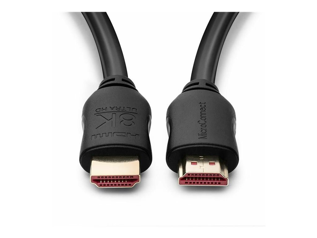 MicroConnect MC-HDM19191V2.1 HDMI 2.1 Kabel 1 m Schwarz