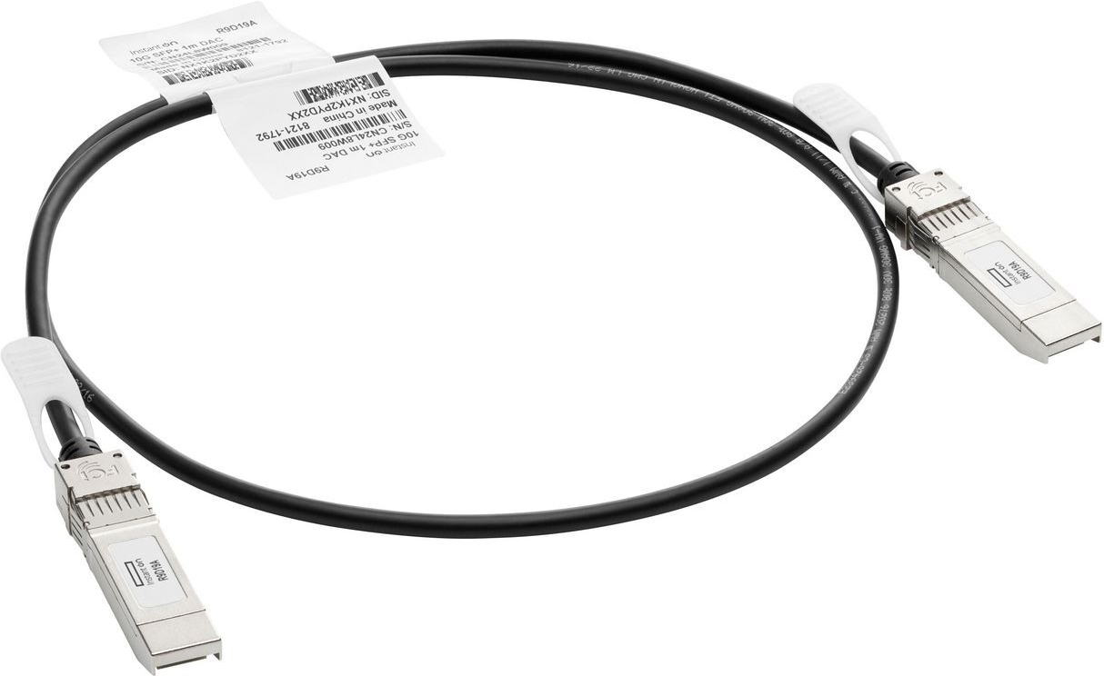 HPE Networking Instant On R9D19A 10GBase Direktanschlusskabel 1 m SFP+ Orange