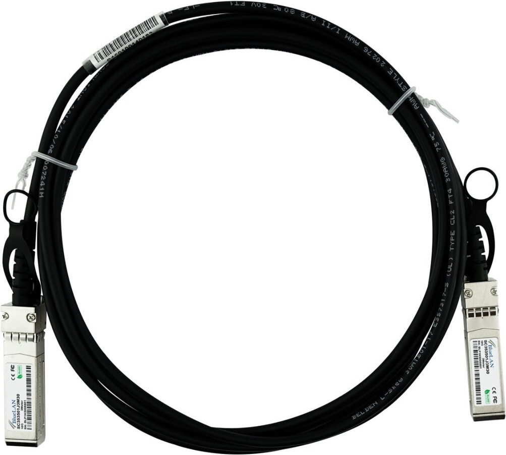 BlueOptics Direct Attach Kabel 10GBASE-CR SFP+ 3 Meter industrial (SC353501J3M30IN)