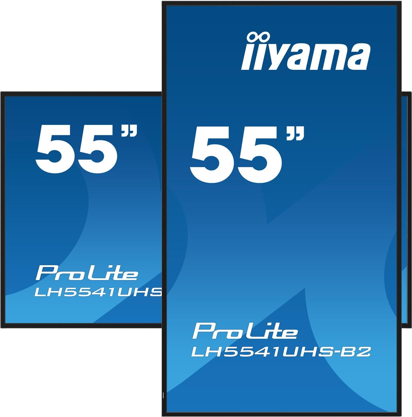 Iiyama ProLite LH5541UHS-B2 55" 4K IPS Digital Signage Display Schwarz