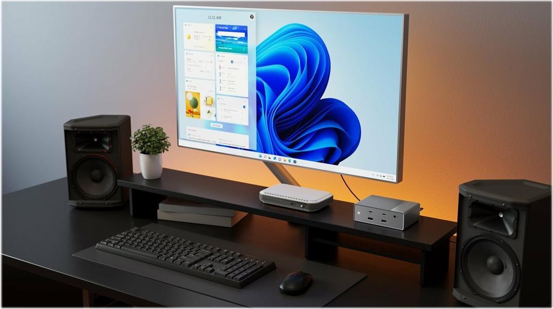 HyperDrive GEN2 15-in-1 USB-C Dockingstation 100W Power Delivery Gigabit Ethernet Silber