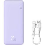 Baseus Airpow Lithium-Polymer-Powerbank 10000 mAh 20 W Lila (P10022801513-00)