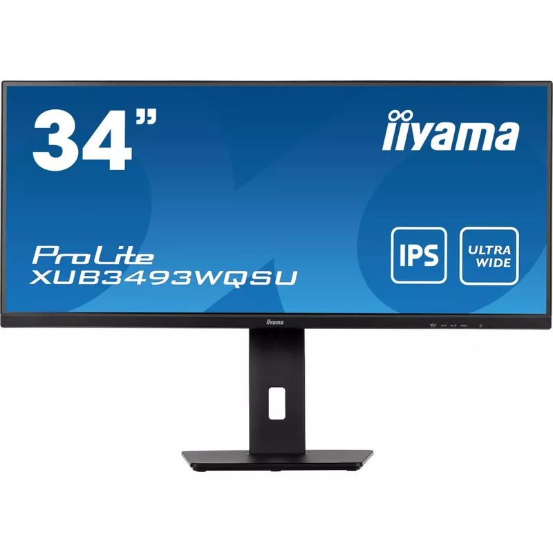 iiyama ProLite XUB3493WQSU-B5 Computerbildschirm 86,4 cm (34 Zoll) 3440 x 1440 Pixel UltraWide Quad HD LED Schwarz [Energieklasse F] (XUB3493WQSU-B5) (geöffnet)