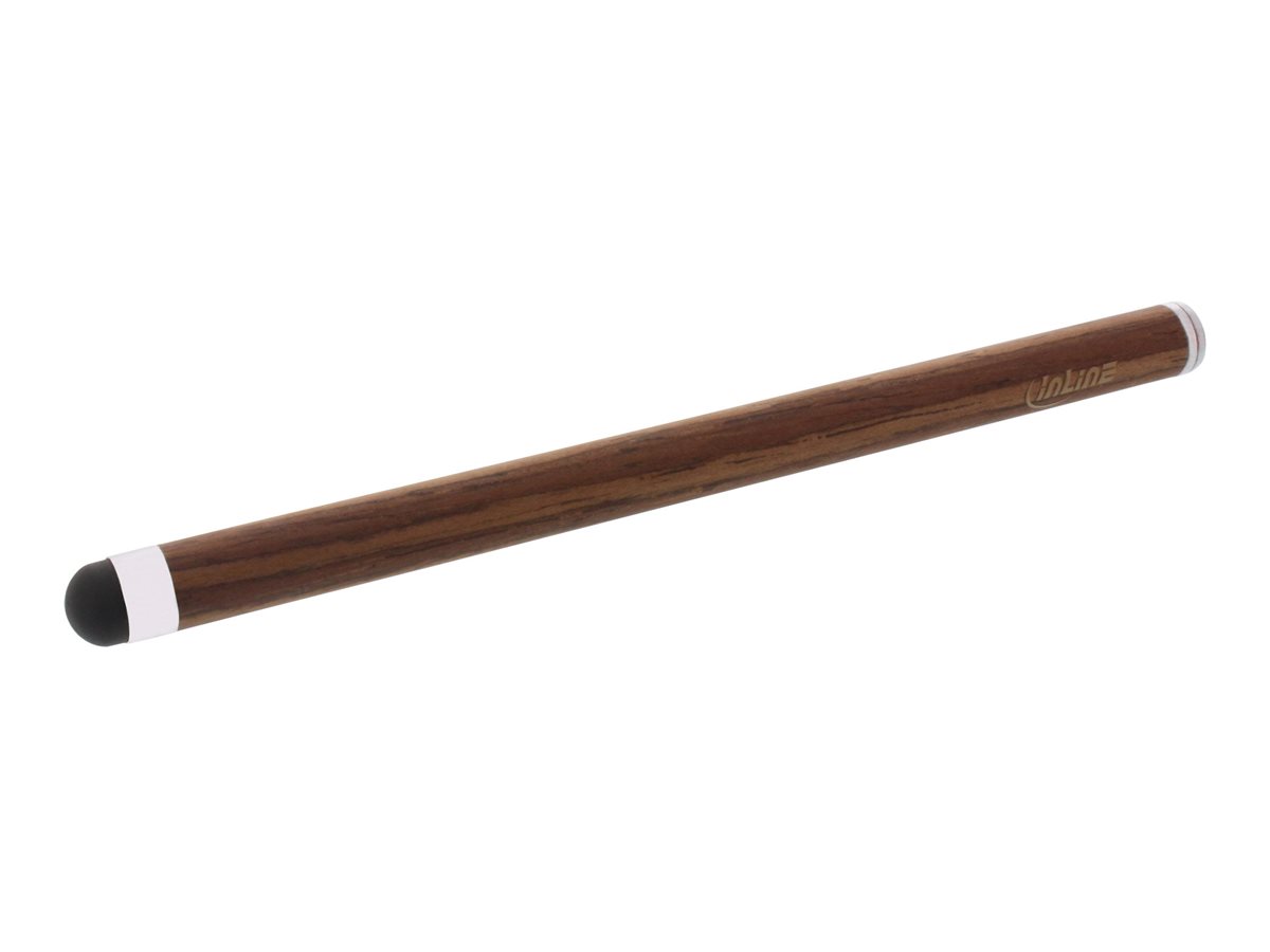 InLine WOODSTYLUS Eingabestift für Touchscreens Walnuss/Metall