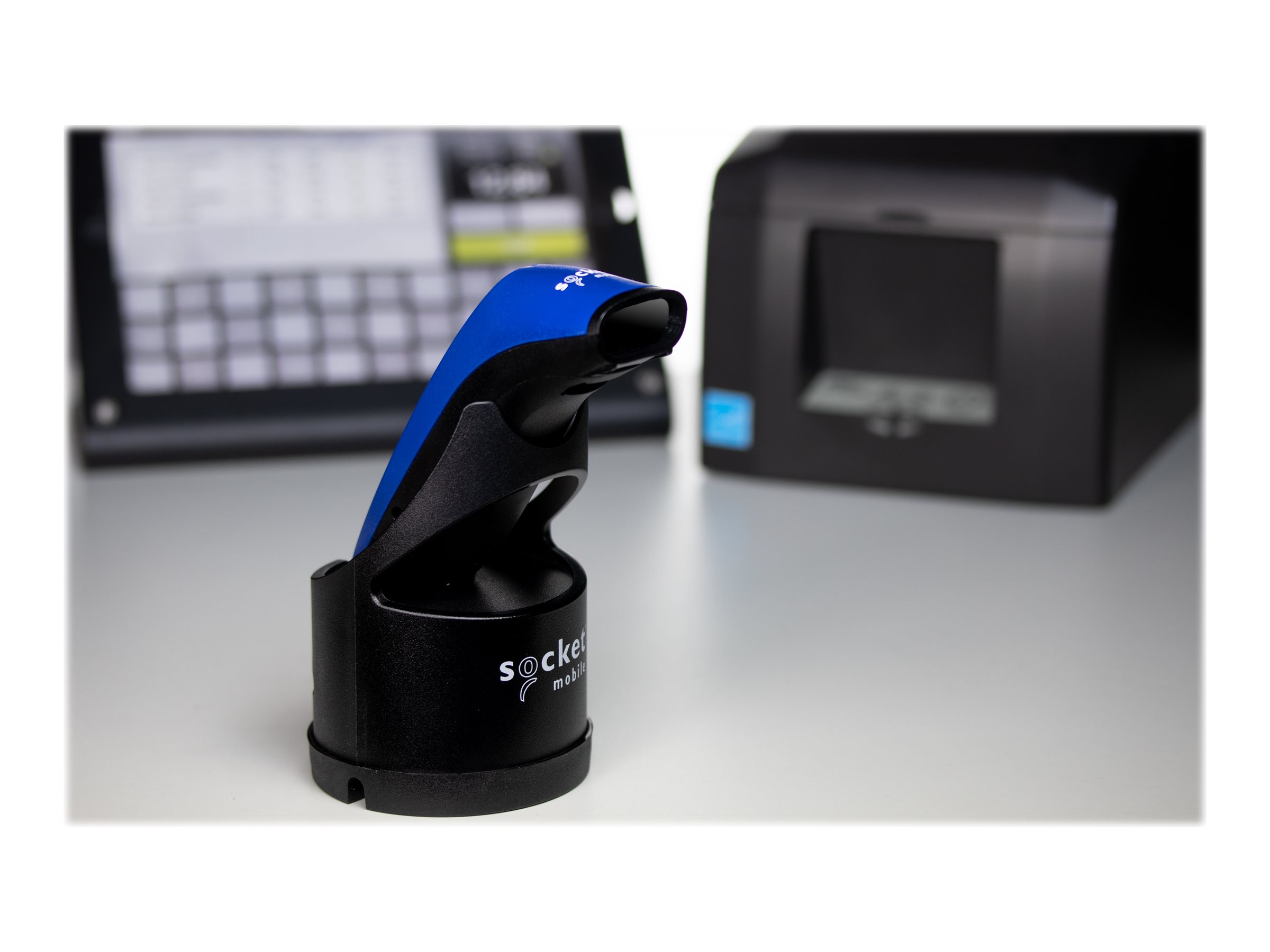 Socket Mobile SocketScan S740 2D-Imager Bluetooth Barcode-Scanner Blau