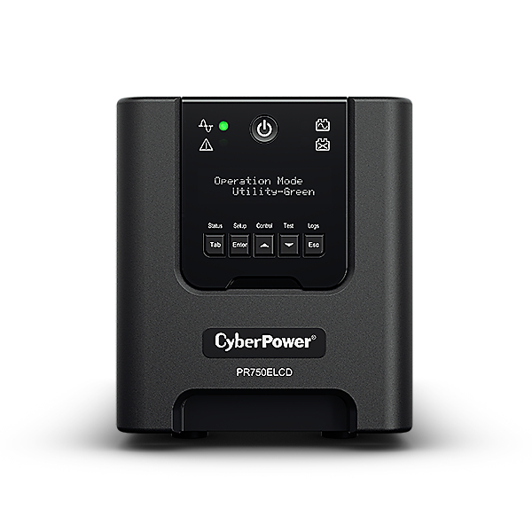CyberPower Professional Tower Series PR750ELCD USV Line-Interactive 750 VA 675 W Reine Sinuswelle Schwarz
