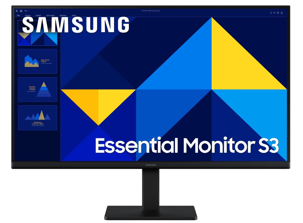 Samsung PC-Monitor S30GD 24", IPS Panel, FHD Auflösung (1920 x 1080), 100 Hz, VESA 100 x 100, Kontrast 1000:1, Eye Saver Mode, Flicker Free, HDMI (1,4), S24D302GAUXEN (LS24D302GAUXEN)