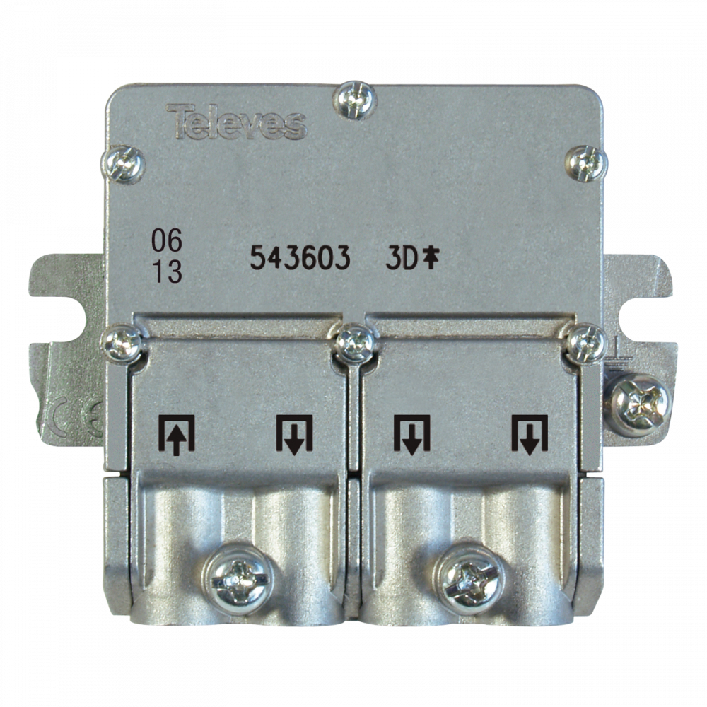 Televes Mini-Splitter RF-Splitter Edelstahl