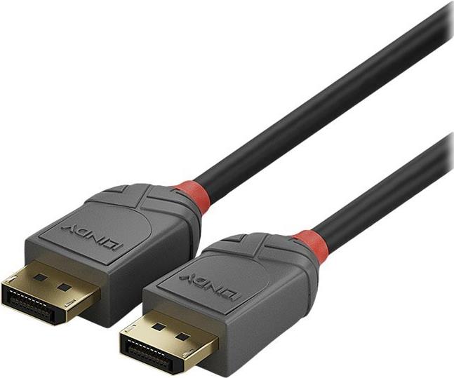 Lindy Anthra Line 36483 DisplayPort-Kabel 3 m DisplayPort 1.4 Schwarz