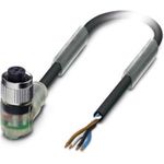 Phoenix SAC-4P-10.0-PVC/M12FR-3L 10 m M12 Schwarz (1401063)