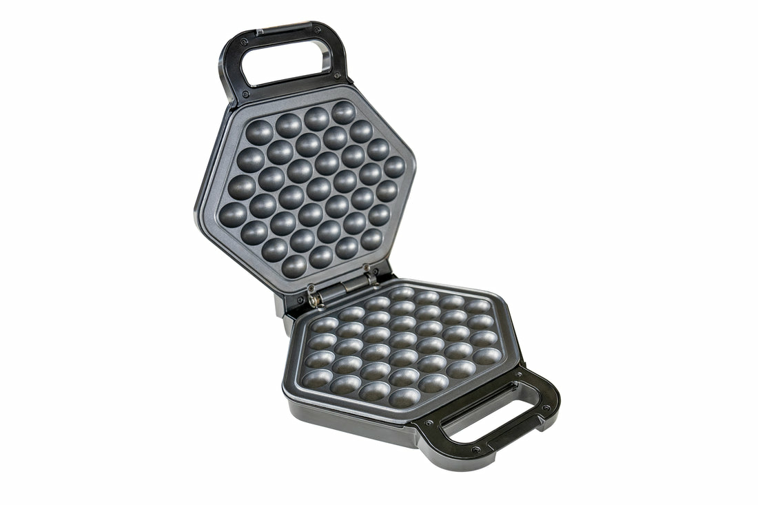 Unold Bubble Waffelmaker Bobby 700 W Schwarz, Silber