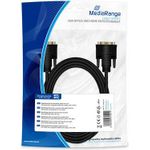MediaRange MRCS129 DVI-Kabel 2 m Schwarz (MRCS129)
