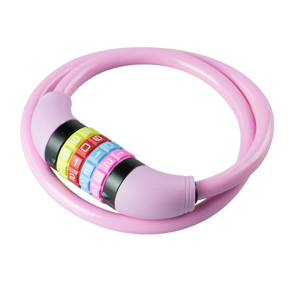 Burg-Wächter 210 C 65 KIDS Kabelschloss 650 mm Stahlseil 10 mm Pink