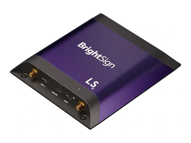 BrightSign LS5 LS425 Digital Signage Player Full HD BrightSign OS Schwarz, Violett