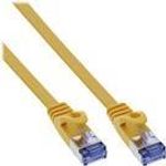 InLine® Patchkabel flach, U/FTP, Cat.6A, gelb, 5m (71805Y)