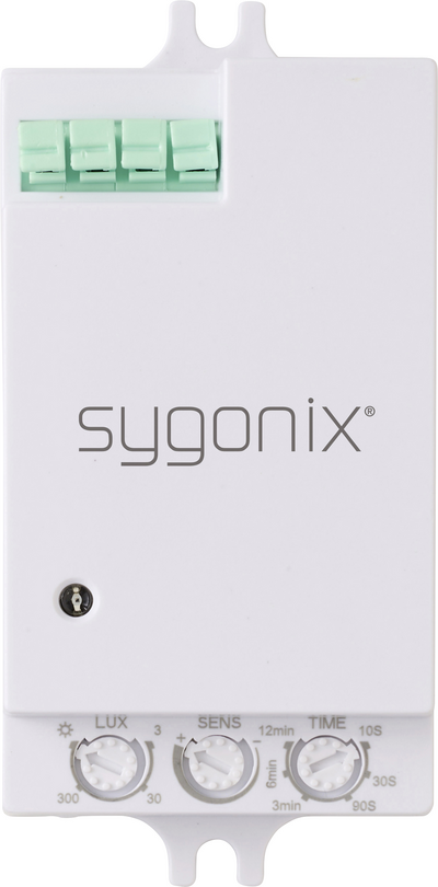 Sygonix SY-6879924 Decke, Wand Präsenzmelder 180 °, 360 ° Relais Weiß (SY-6879924)