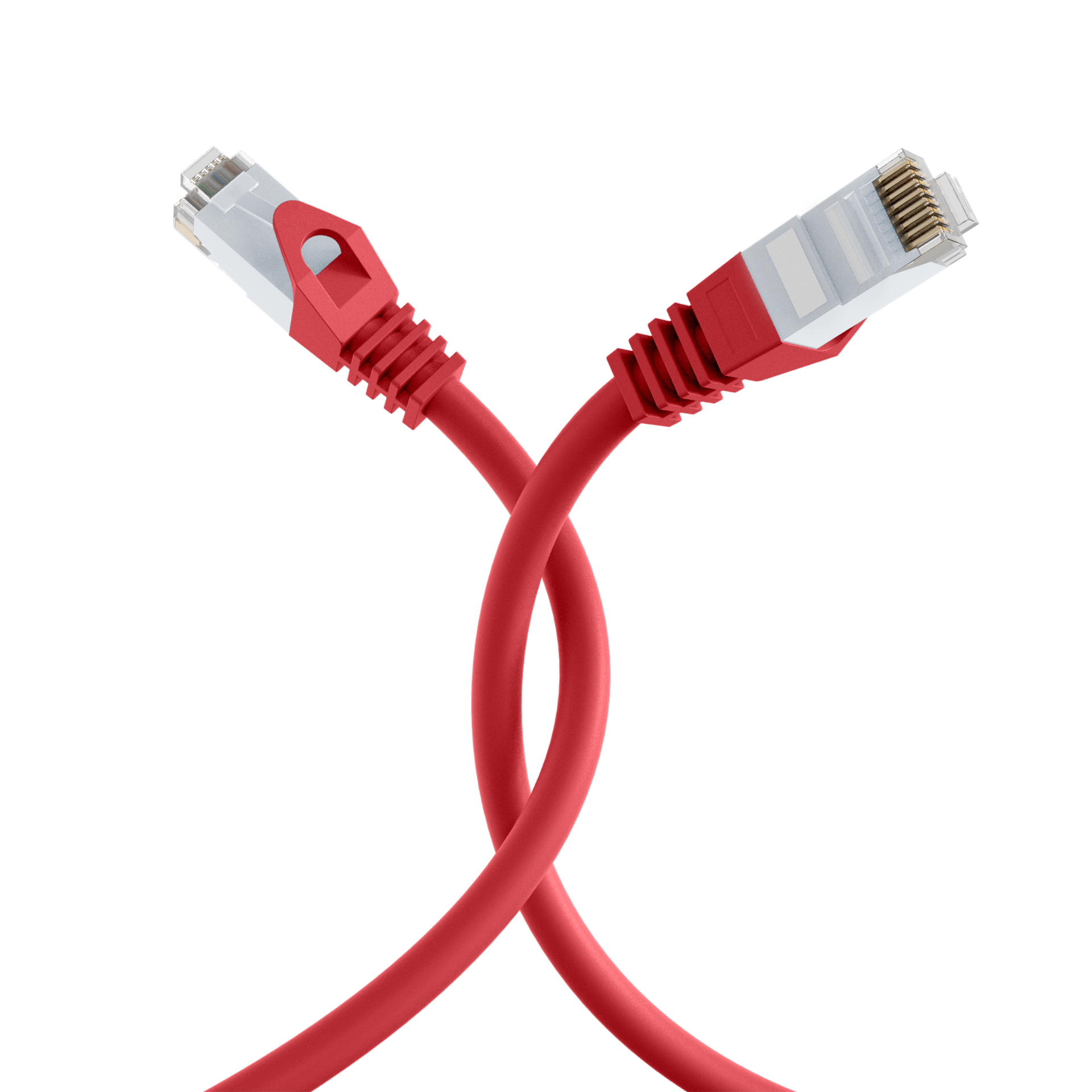 EFB-Elektronik RJ45 Patchkabel Cat.6 U/UTP LSZH CCA 0,25 m Rot