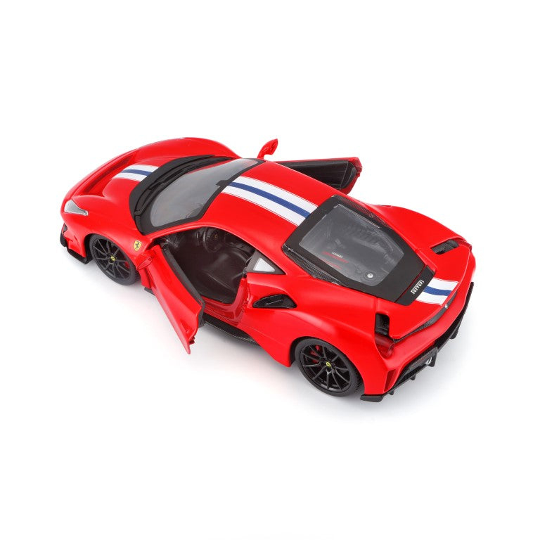 Bburago Ferrari 488 Pista 1:24 Modellauto Rot
