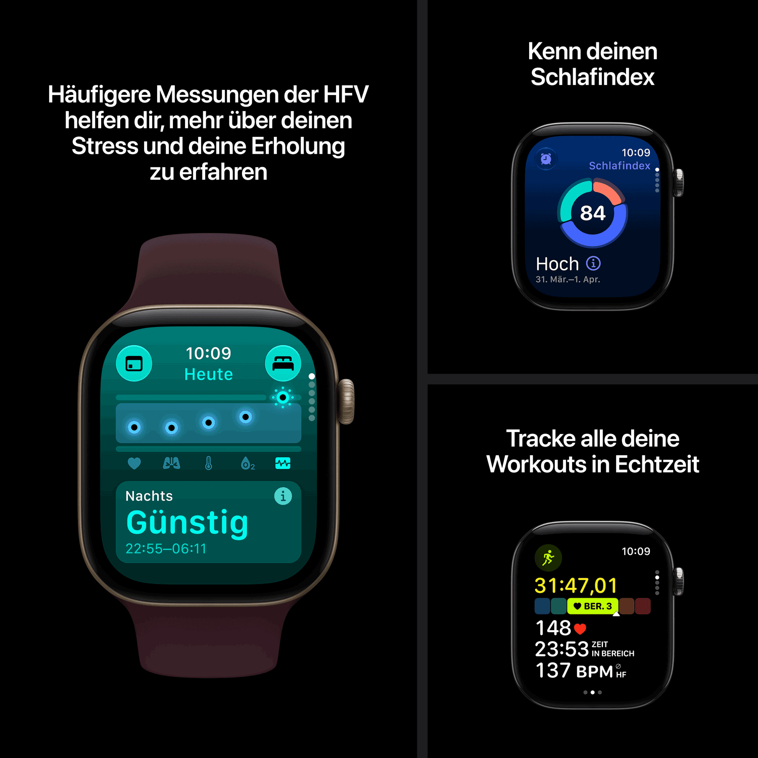 Apple Watch Series 12 GPS 42mm Space Grey Aluminium Gehäuse mit Navy Blue Sport Band M/L