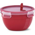 EMSA CLIP & MICRO Rund Box 1,1 l Rot - Transparent 1 Stück(e) (N1060500)