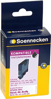 Soennecken Tintenpatrone 82185 wie Epson C13T18114012 18XL schwarz (82185)