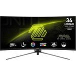 MSI MAG 345CQR Computerbildschirm 86,4 cm (34") 3440 x 1440 Pixel UltraWide Dual Quad HD Schwarz (MAG 345CQR)